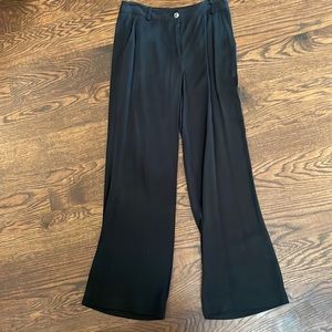 Laundry by Shelli Segal Black Flowy Pants